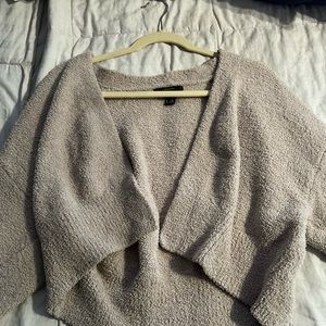 Forever 21 cropped sweater! Worn once very soft!!